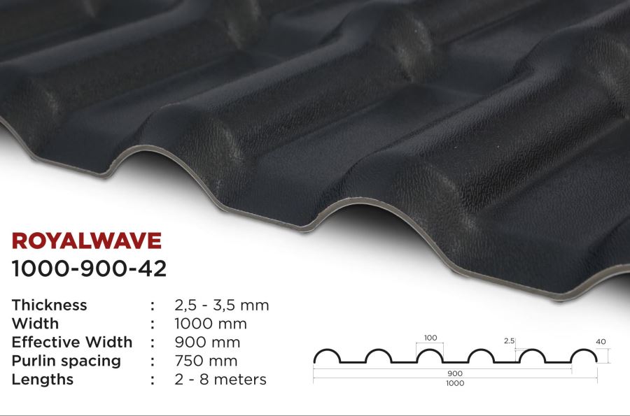 ROYALWAVE - solution de toiture IZOTUILE